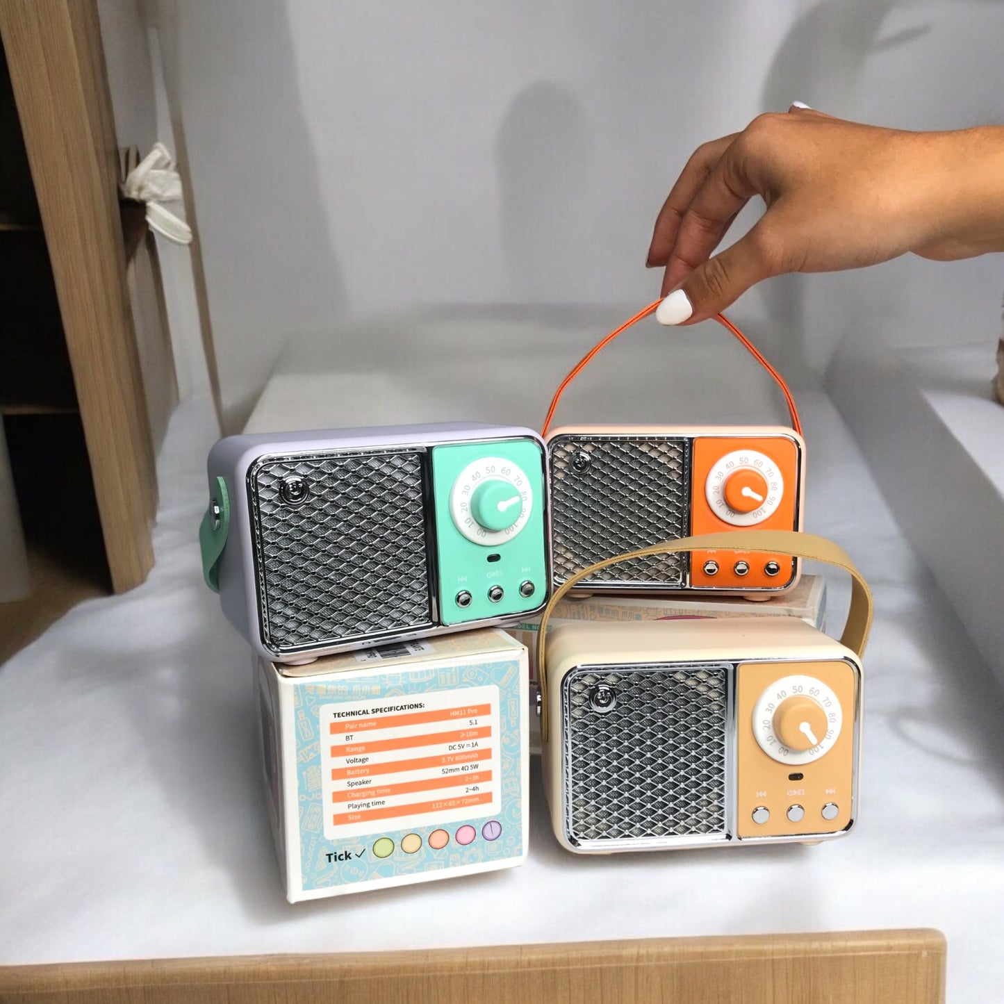 Mini Parlante Retro